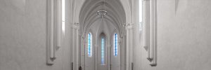 Iglesia de la abadía cisterciense de Echourgnac