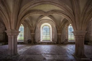 Arquitectura cisterciense de la Abbaye de Fontenay