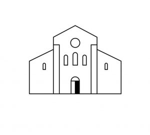 Fachada oeste de la iglesia cisterciense