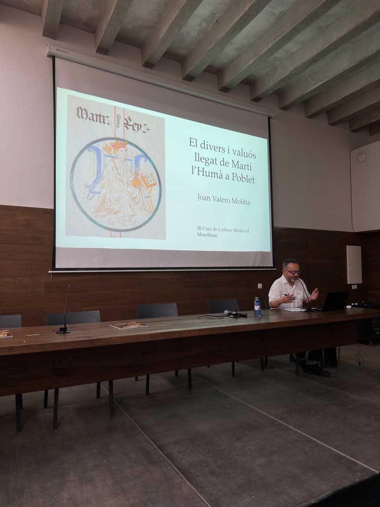 El diverso y valioso legado de Martí l’Humà en Poblet - Dr. Joan Valero
